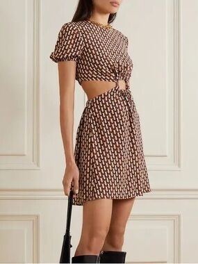 staud fish dress Staud Brea Dress Pacific Shark Print Mini main image 1